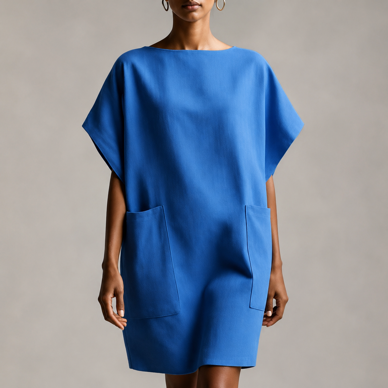Robe Oversize Élégante à Poches
