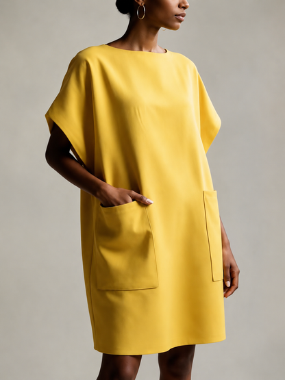Robe Oversize Élégante à Poches