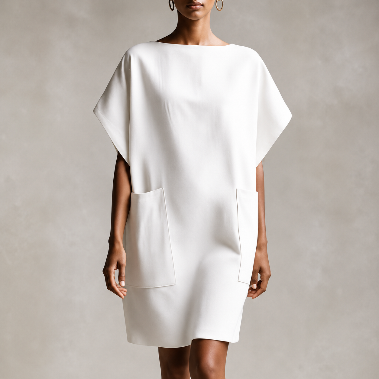 Robe Oversize Élégante à Poches