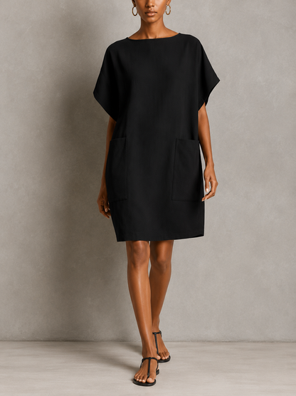 Robe Oversize Élégante à Poches