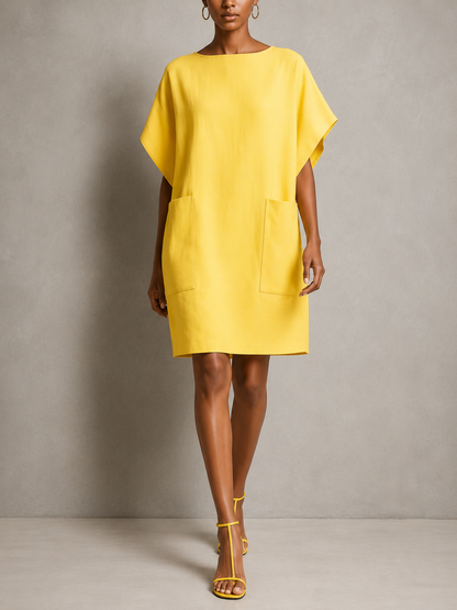 Robe Oversize Élégante à Poches