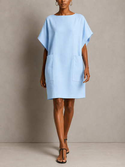 Robe Oversize Élégante à Poches