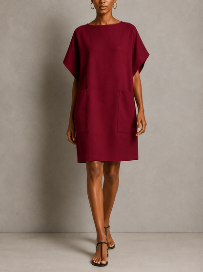 Robe Oversize Élégante à Poches