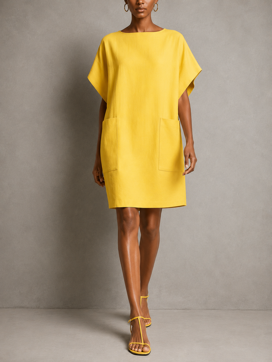 Robe Oversize Élégante à Poches