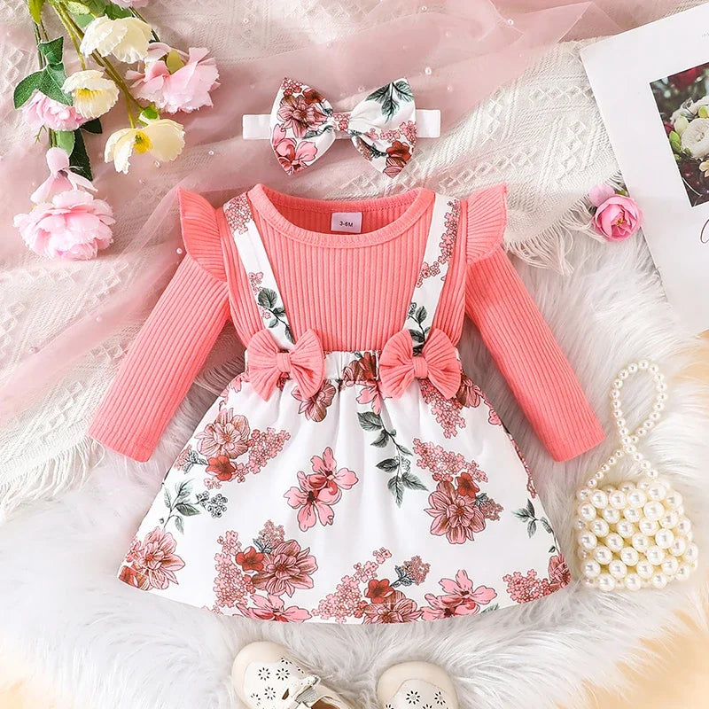 Dress For Kids 3 Months - 3 Years old Birthday Korean Style Long