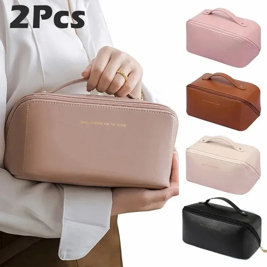 1/2Pcs Cosmetics Storage Kit Large Capacity Travel Toiletry Bag Makeup