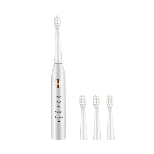 Jianpai Adult Black White Classic Acoustic Electric Toothbrush Adult