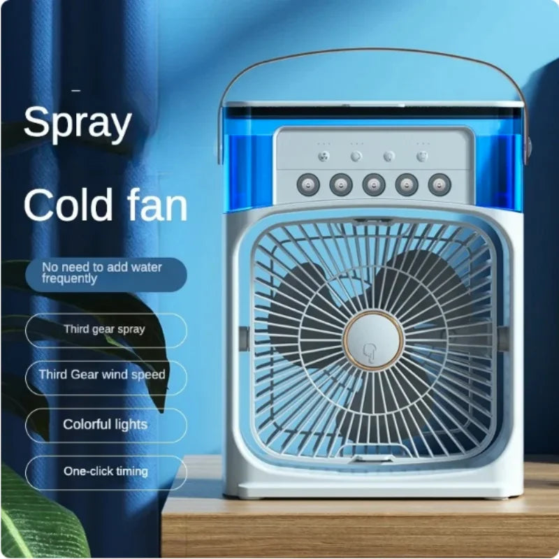 3 In 1 New Fan AIr Conditioner Household Small Air Cooler LED Night