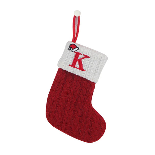 Christmas Alphabet Knitting Socks Christmas Tree Ornaments Christmas