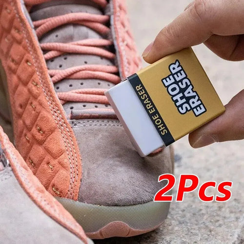 2pcs Shoes Eraser Portable Suede Sheepskin Matte Leather Fabric Care