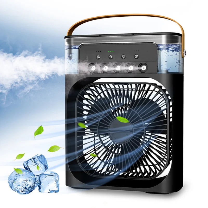 3 In 1 New Fan AIr Conditioner Household Small Air Cooler LED Night