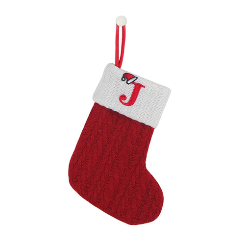 Christmas Alphabet Knitting Socks Christmas Tree Ornaments Christmas