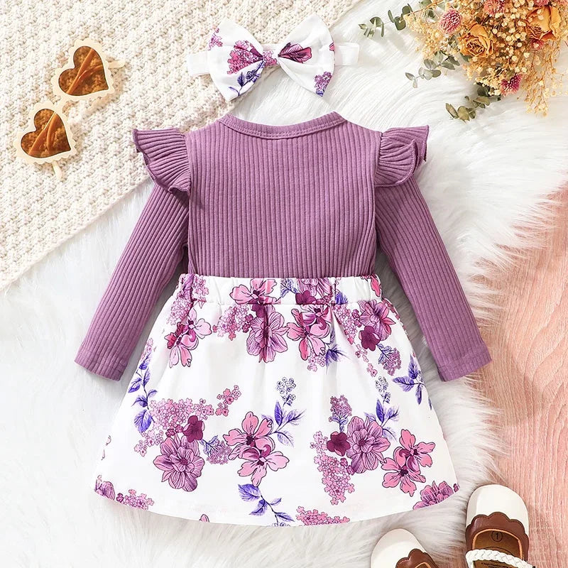 Dress For Kids 3 Months - 3 Years old Birthday Korean Style Long