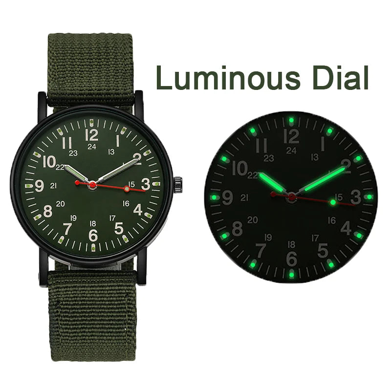 YIKAZE Military Men's Watches Luminous Shock Resistant Men Sports