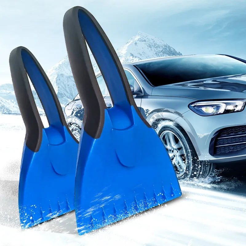 Car Ice Scrapers Silicone Car Snow Shovel Soft Handle Ice Scraper