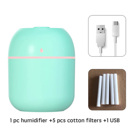 Portable USB Ultrasonic Air Mini Humidifier Essential Oil Diffuser Car