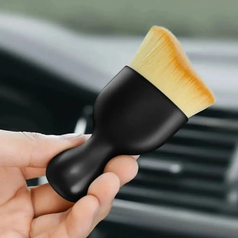 2 Pcs Car Interior Dust Sweeping Soft Brush Car Washing Tool Keyboard