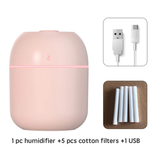 Portable USB Ultrasonic Air Mini Humidifier Essential Oil Diffuser Car