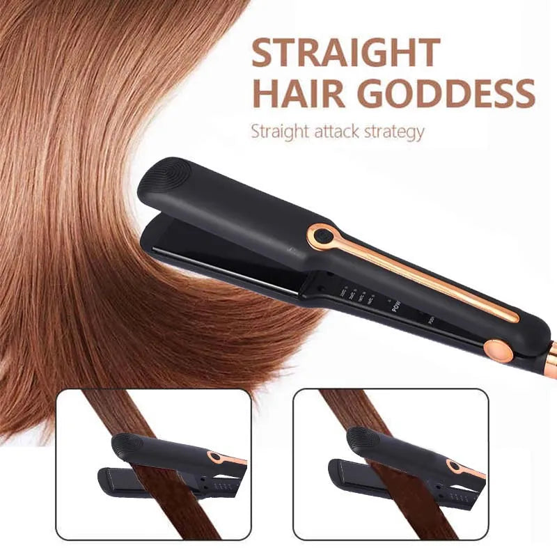 Hair Straightener Professional Ceramic Flat Iron Negative Ion Wide