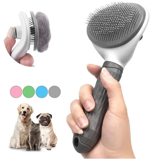 Pet Dog Brush Cat Comb Self Cleaning Pet Hair Remover Brush For Dogs