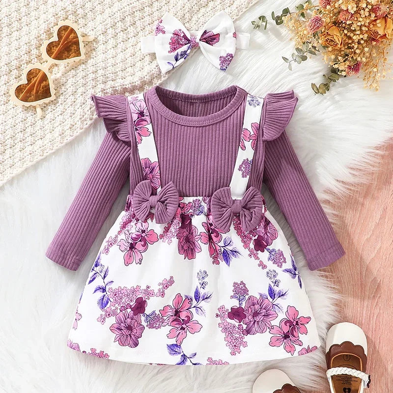 Dress For Kids 3 Months - 3 Years old Birthday Korean Style Long