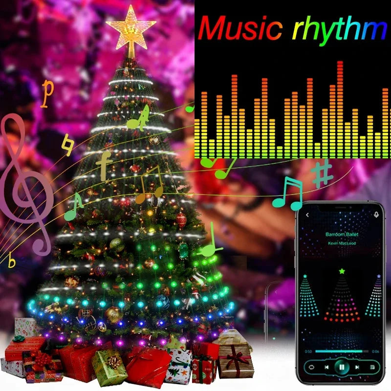 Christmas Tree Lights Application DIY Lmage LED RGB IC String Light