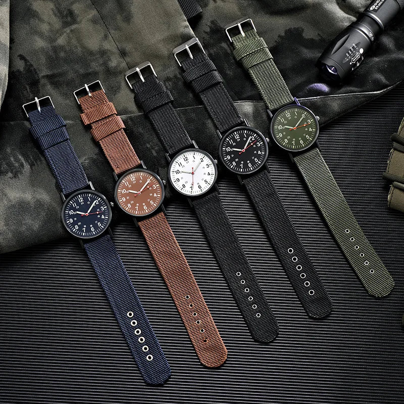 YIKAZE Military Men's Watches Luminous Shock Resistant Men Sports