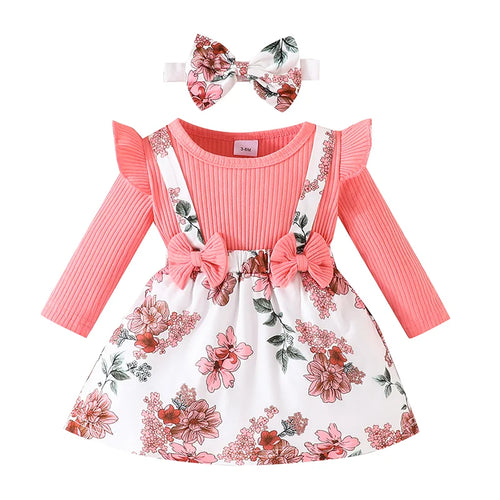 Dress For Kids 3 Months - 3 Years old Birthday Korean Style Long