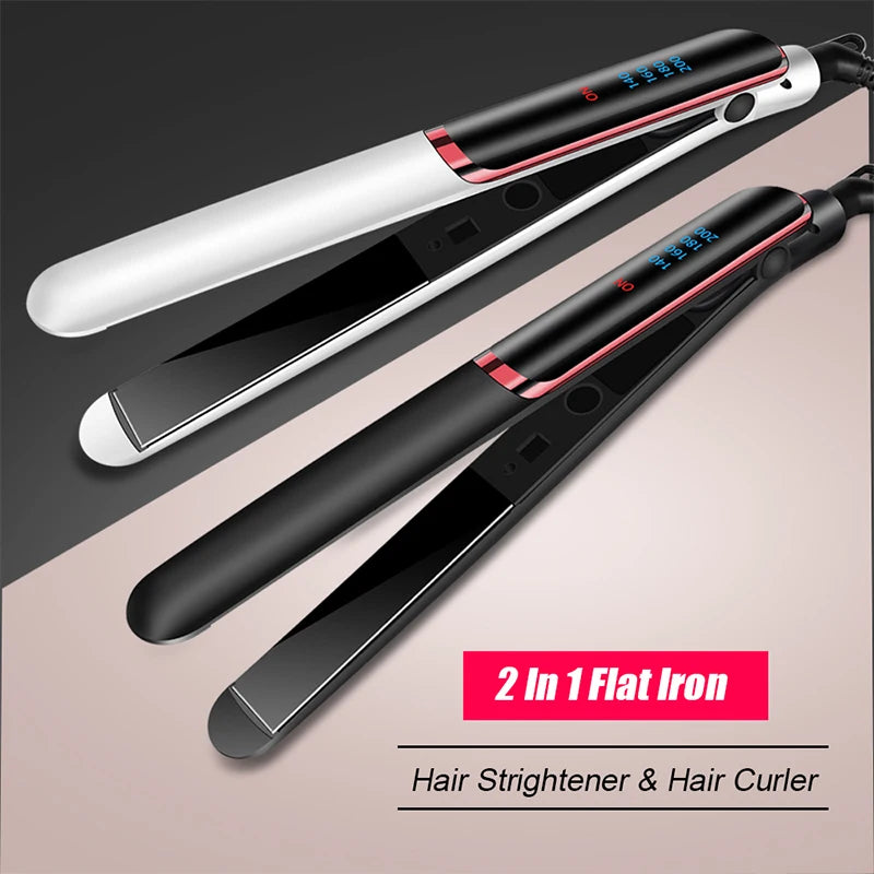 Professional Hair Straightener Ceramic Ionic Fast Heat-Up Hair Flat