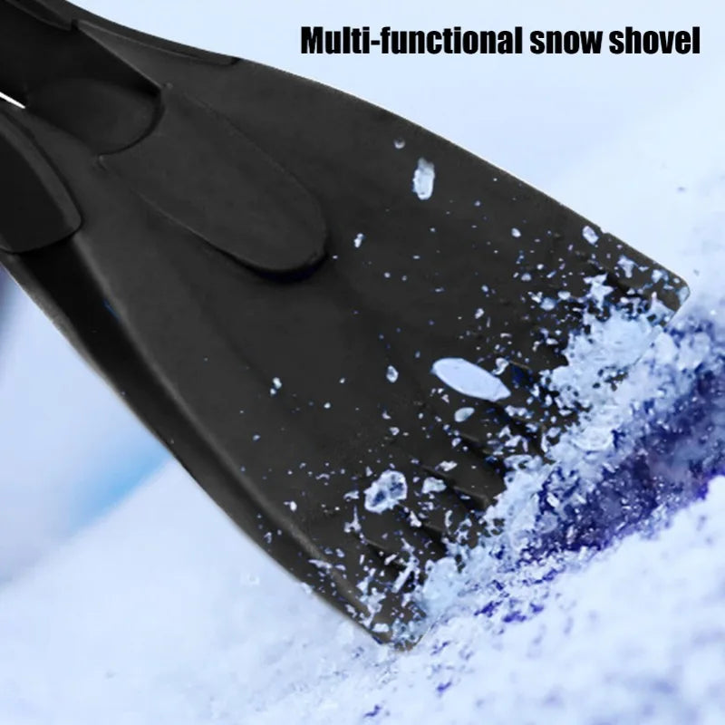 Car Ice Scrapers Silicone Car Snow Shovel Soft Handle Ice Scraper