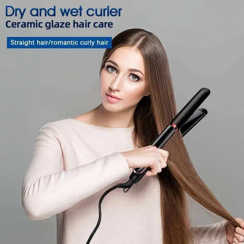 Professional Hair Straightener Ceramic Ionic Fast Heat-Up Hair Flat