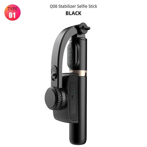 Q08 Gimbal Stabilizer Mobile Phone Video Stabilizer Bluetooth Selfie