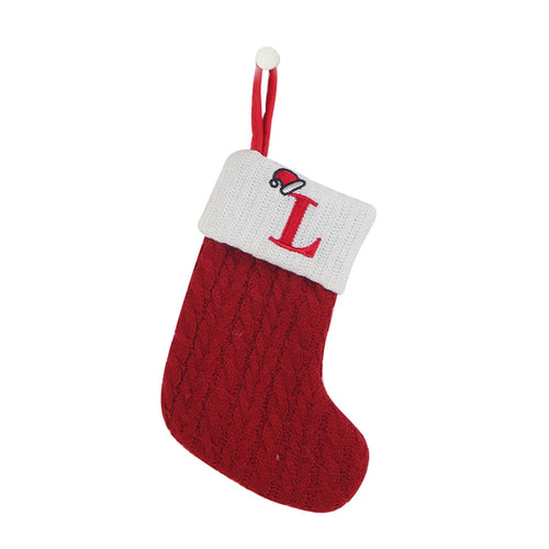 Christmas Alphabet Knitting Socks Christmas Tree Ornaments Christmas