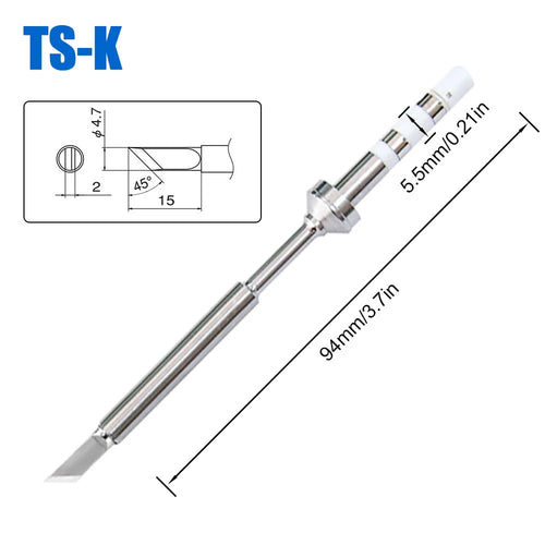 Pine64 TS100 TS101 Soldering Iron Tips Replacement Various Models of