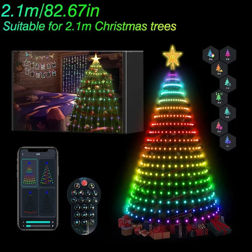 Christmas Tree Lights Application DIY Lmage LED RGB IC String Light