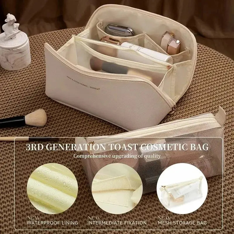 1/2Pcs Cosmetics Storage Kit Large Capacity Travel Toiletry Bag Makeup