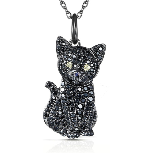 Exquisite and Cute Schnauzer Dog Pendant Necklace for Women Elegant