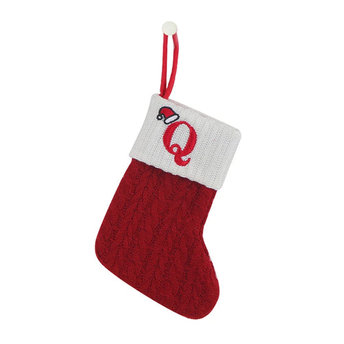 Christmas Alphabet Knitting Socks Christmas Tree Ornaments Christmas