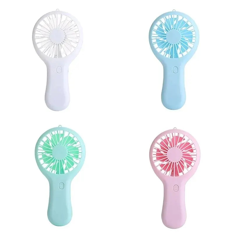 Creative Mini Handheld Small Fan USB Charging Portable 3 Speed High