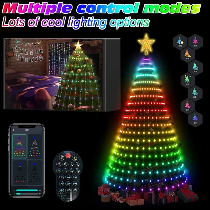 Christmas Tree Lights Application DIY Lmage LED RGB IC String Light