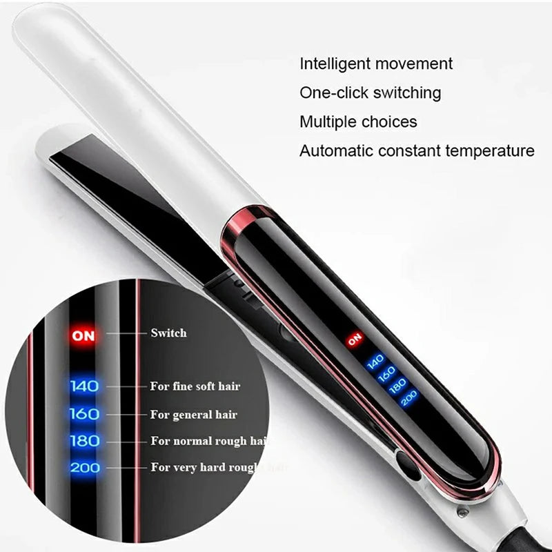 Professional Hair Straightener Ceramic Ionic Fast Heat-Up Hair Flat