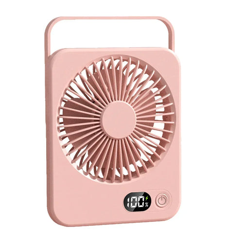 2024 New small fan handy charging long life ultra-thin desktop fan