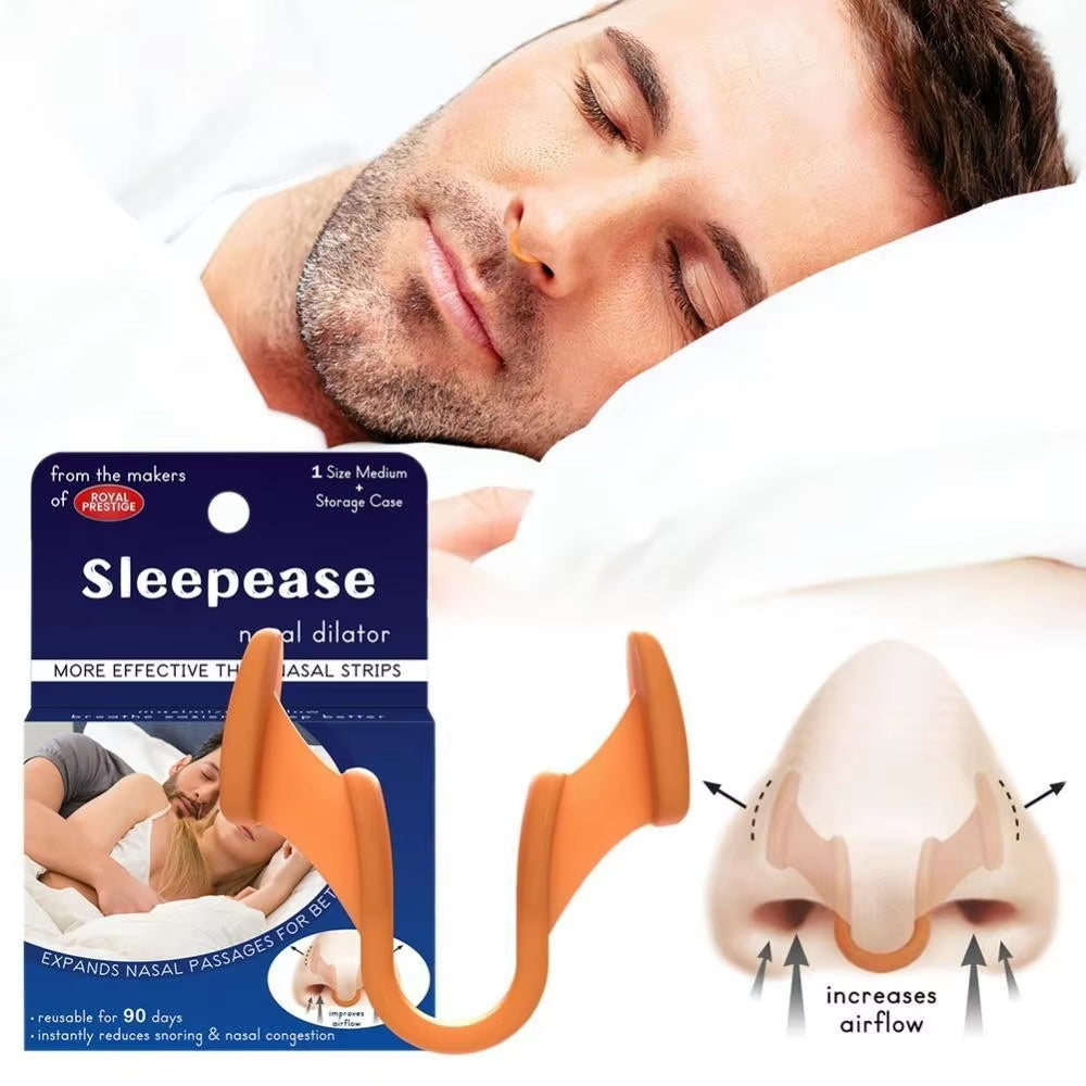 1Pc Silicone Nose Clip anti Snoring Nasal Dilator Stop Snore Aid Easy Breathe Improve Sleeping Rhinitis