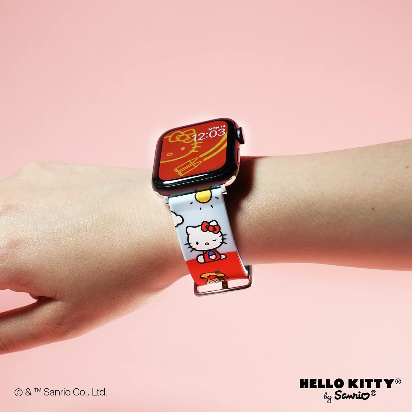 Hello Kitty Smartwatch Band - Officially Licensed, Compatible with Apple Watch (Not Included)